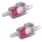 2x filtre a essence 6mm polisport rectangulaire moto scooter mobylette quad carburant alimentation