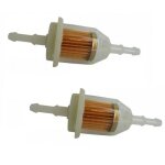 2x filtre a essence grand modele raccord 65mm et 8mm tondeuse tracteur motoculteur autoportee