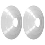 Flasque de roue arrire - non spcifi - lot de 2 - 41mm - 135mm - protection contre projections