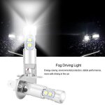2x h1 6000k super blanc 100w led kit ampoules phare antibrouillard - yig