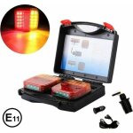 2x led feux arrires e11 marqu homologu a base magntique sans fil wifi