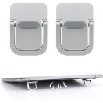 2x mini support dordinateur portable tablette t�l�phone support autocollant pour clavier bureau m�tal ...
