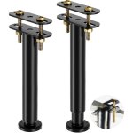 2x pieds lit r�glables 25 - 42cm supports traverse m�diane m�tal lit / canap� / table label