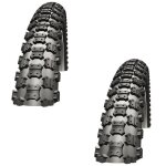 2x pneu poussette universel tout terrain 12 pouces 12 1 / 2 x 2 1 / 4 62 - 203  crampon 3 roues pneus ...