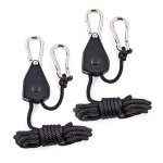 Poulie � corde - 2x - capacit� 105 lb - longueur 2m - m�tal et corde