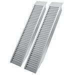 2x rampe de chargement moto atv aluminium rail daccs 161cm longueur jusqu 4050kg - 30236