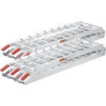 Wiltec lot de 2x rampe de chargement pliable 2260 x 305 mm ? capacité Wiltec lot de 2x rampe de chargement pliable 2260 x 305 mm ? capacité