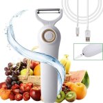 3 en 1 plucheur lectrique pluche lgume et fruits avec 3 lames interchangeables pluche trancheuse ...