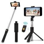 3 en 1 perche selfie trpied avec tlcommande bluetooth monopode extensible pour tlphone camra sportnoir ...