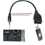 3. 5mm male audio aux jack vers usb 2. 0 type a cble adaptateur pour adaptateur femelle otg aliba0107 ...