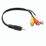 3. 5mm mini av m�le � 3rca femelle m - f audio vid�o c�ble st�r�o jack cordon dadaptateur zsb70311561 ...