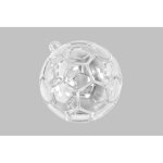 3 contenants ballons de foot transparents