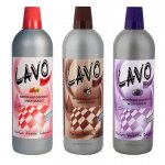3 bidons de nettoyant odorant multi - usages fraise - vanille coco - violette 1l - lavo fruit