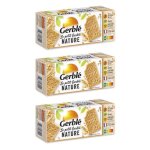 [ lot de 3 ] biscuits nature le petit gerbl - 200g