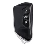 3 boutons - coque de cl� de voiture � distance de remplacement vw golf mk8 id3 id4 polo tuguan skoda ...