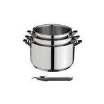 3 casseroles + 1 manche inox eclipse couzon - cuisinox