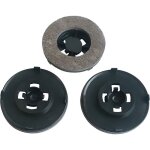 3 disques feutre pour cireuse chambord - electrolux - rf. 50030911007
