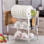 3 tages gouttoir vaisselle couverts gouttoir avec plateau[568]