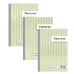 3 facturiers - dupli - autocopiants - a5 - 50 feuilles - exacompta - 3278e 3 facturiers - dupli - autocopiants - a5 - 50 feuilles - exacompta - 3278e