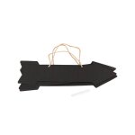 3 flèches signalétiques ardoise avec craie 41 x 10 cm - noir 3 flèches signalétiques ardoise avec craie 41 x 10 cm - noir