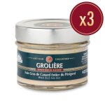 3 foies gras de canard entiers du prigord (poids en gramme: 210 g)