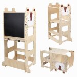3 in 1 tour dapprentissage en bois pour enfants tour d observation enfant montessor 1 - 6 ans mod�le ...