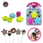 3 moules pop cakes - fantaisie