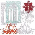 3 noël matrice de découpe scrapbooking en métal pochoirs de découpe forme portes et fenêtres déglise ... 3 noël matrice de découpe scrapbooking en métal pochoirs de découpe forme portes et fenêtres déglise ...