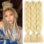 3 pcs 60cm tressage extensions de cheveux tresss jumbo braiding synthtique tresses - dor
