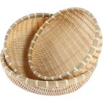 3 pcs naturel corbeille À pain rond tissage en rotin corbeille À pain fruits oeuf panier de rangement ... 3 pcs naturel corbeille À pain rond tissage en rotin corbeille À pain fruits oeuf panier de rangement ...
