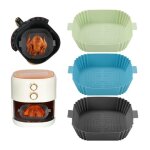 3 pices air fryer silicone panier en silicone accessoires de friteuse replacement for paper liners air ...