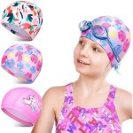 3 pices bonnets de bain d?enfants bonnet de natation lastique bonnet de piscine d?enfants chapeau natation ...