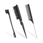 3 pices brosse plaquante cheveux peigne  queue kit plaquage cheveux noir peigne pour professionnel ...