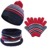 Ensemble hiver - non spcifi - 3 pices - bonnet charpe gants - doublure en molleton - mixte enfant ...