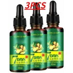 3 pi�ces - s�rum de repousse des cheveux au gingembre essence huile traitement efficace contre la perte ...