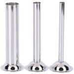 3 pi�ces tube de saucisse entonnoir saucisse en acier inoxydable 12 / 19 / 32 mm pour hachoir � saucisse ...