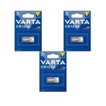 3 piles varta cr 123a lithium -