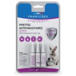 3 pipettes antiparasitaires protection renforcée pour rongeurs - francodex 3 pipettes antiparasitaires protection renforcée pour rongeurs - francodex