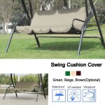 3 places housse de sige pivotant de balancelle de jardin protection tanche 150x150x10cm (beige) - hb065 ...
