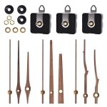 3 sets mcanisme dhorloge avec aiguilles dhorloge en bois