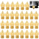 30 buses imprimante 3d laiton mk8 (02?10 mm) m6 175 mm filament label