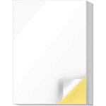 30 feuilles a4 imprimante etiquette autocollante papier autocollant imprimante adh�sif blanc