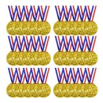 30 pièces médailles enfants - médaille dor avec rubans de cou - plastique medaille recompense pour jeux ... 30 pièces médailles enfants - médaille dor avec rubans de cou - plastique medaille recompense pour jeux ...