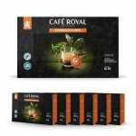 300 capsules compatibles nespresso pro - caf espresso forte - dosettes by caf royal