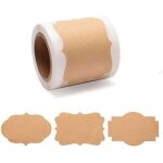 300 pices tiquette vintage tiquette kraft faite  la main dtanchit autocollant pour emballage cadeau ...