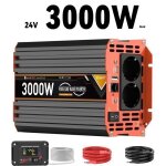 3000w onduleur onde sinuso�dale pure (1500w continu) - 12v vers 230v - �cran lcd - ports usb / type - ...