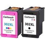 302xl - pack de 2 cartouches compatibles avec hp 302 xl pour imprimante hp - cartouchink