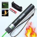 Pointeur laser - 303 - vert - 10000mw - batterie 18650 - chargeur inclus