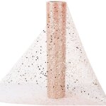 30cm x 10m organza tulle rouleau bobine avec paillettes chemin de table non tiss ruban bricolage organza ...