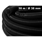Wiltec tuyau piscine noir ? 30 m de long � 38 mm ? tuyau solaire flottant � sections pr�form�es ? 190 ...